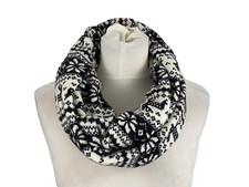 Schal Loop Tuch Damen Schwarz