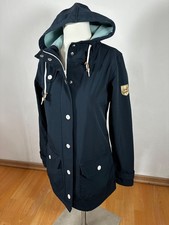 Derbe Softshellmantel / Regenmantel - Gr S 36 - blau - guter Zustand - mit Maße!