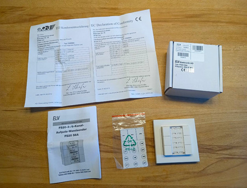 Elv fs20 s6a tasten - elv,