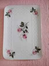  Butterplatte Seltmann Weiden | Annabell rosa Rosen - 25915   -   17,8 x 12,4 cm