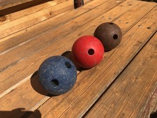 3x Kegelkugel gebraucht 2 Loch- 150mm - ca. je 2,5kg