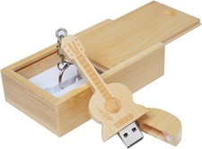 32gb Usb Stick Holz Gitarre