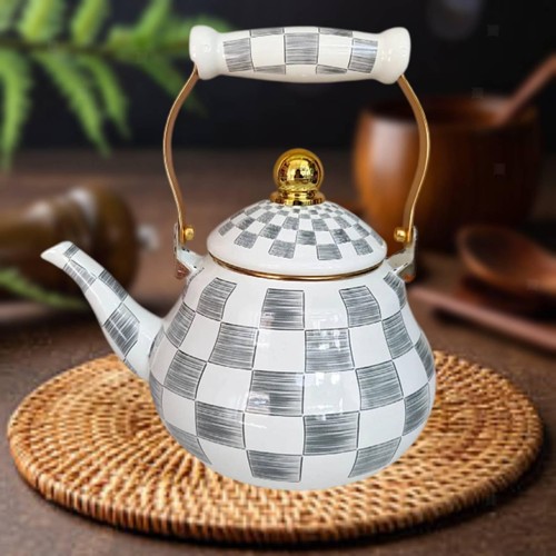 Teekessel aus emaille - teekessel,