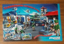 Seltene Werbung PLAYMOBIL 3659 Polizei Polizeiwache 3161 Tresorknacker 2003