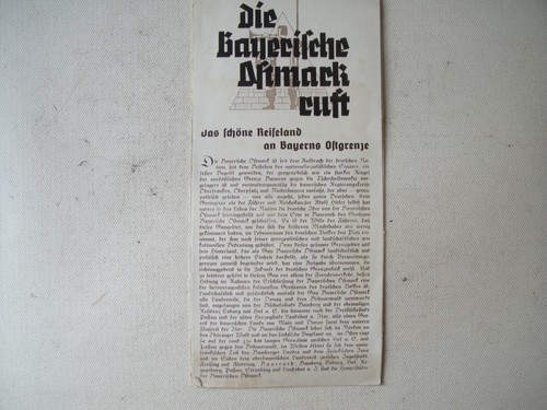 Die bayerische ostmark ruft - die,