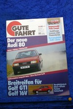 Gute Fahrt 10/86 Audi 80 VW