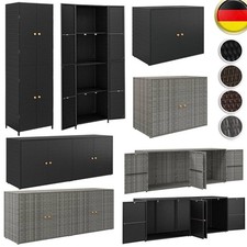 Gartenschrank poly rattan - gartenschrank,