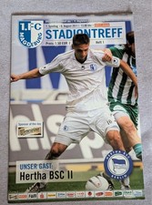 Programm FC Magdeburg - Hertha