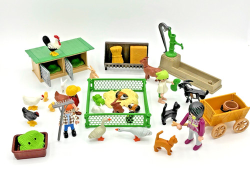 Playmobil ziegen hühner - playmobil,