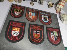 6er Set Feuerwehr Patches –