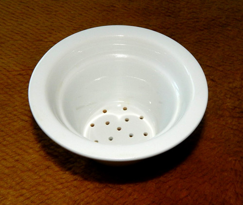 Altes porzellan teesieb - altes,