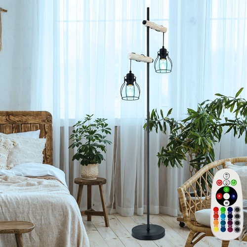 Stehleuchte standlampe holz - stehleuchte,
