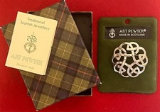 Keltische Brosche Aus Zinn