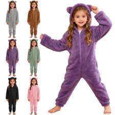 DE Mädchen Fleece Overall