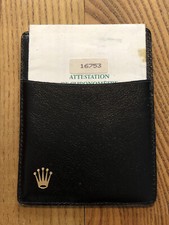 VINTAGE 80er Jahre NOS ROLEX GMT MASTER UHR 16753 UNBEFÜLLT ZERTIFIKAT GARANTIE