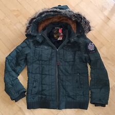 Khujo Jacke Gefüttert Gr. XL Grün Khaki Dunkelgrün