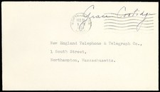 1953 GRACE COOLIDGE, PREZ