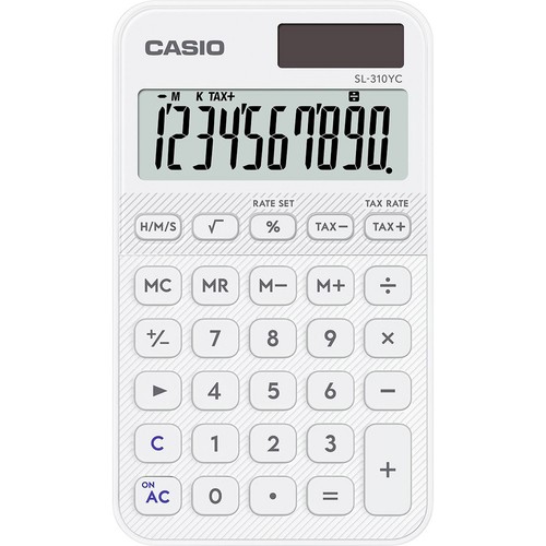 Casio taschenrechner weiß - taschenrechner,