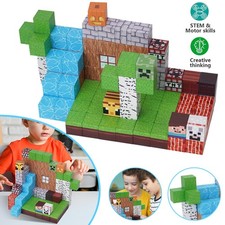 Magnetische Bausteine, Magnetbausteine, Magnetspielzeug Bauspielzeug für Kinder