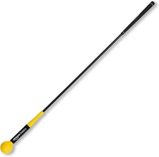 Golfschwungtrainer mit flexiblem Schaft und Gewichtskopf – 122 cm – beidseitig