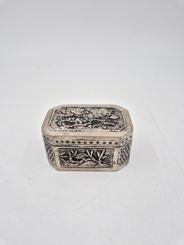 Antik pillendose silber - antik,