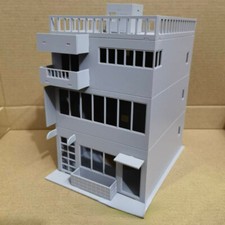 Diorama 1:50-150 Bürogebäude Modell Eisenbahnerladen Szene Architekturmodell Toy