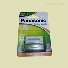 2 Stk. Panasonic Akku P03P AAA 750 mAh für DECT Geräte Schnurlostelefon Telefon