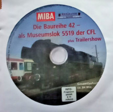 MIBA  DVD -  Die Baureihe 42 - als Museumslok 5519 der CFL