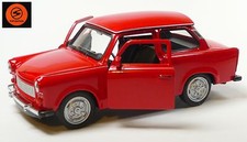 Trabant 601 Modellauto ca. 11cm WELLY Sonderfarbe rot Jubiläums-Edition