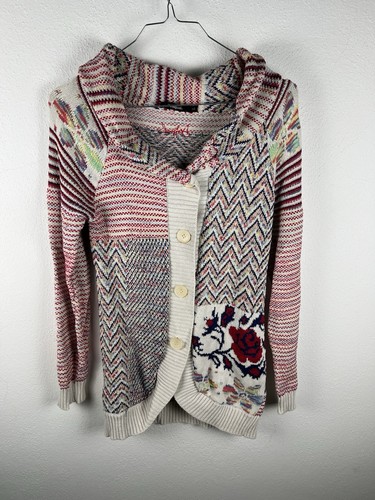 Desigual patchwork strickjacke - patchwork,