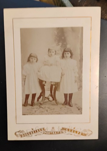 Antique cabinet card photo - antique,
