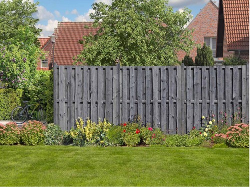 Natura bohlen zaun diy bausatz - natura, bohlen-zaun