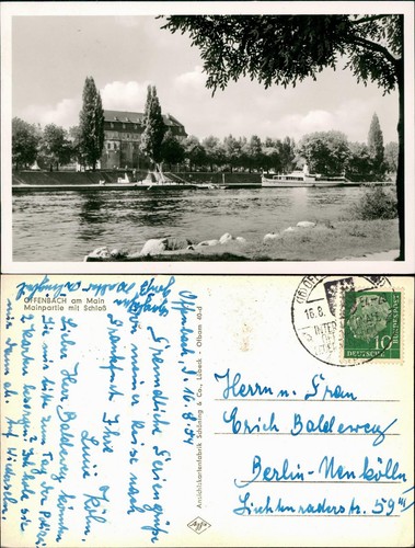 Ansichtskarte offenbach - offenbach, (main)