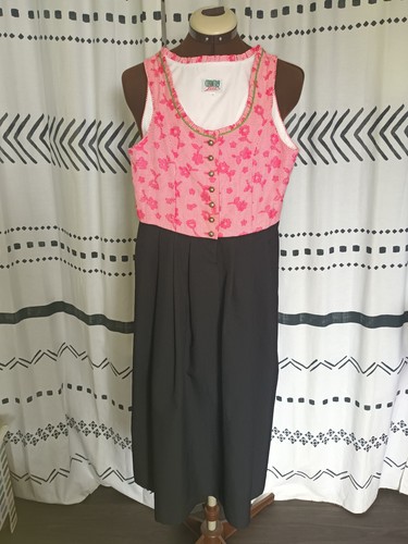 Kind dirndl rot schwarz - schwarz, 152