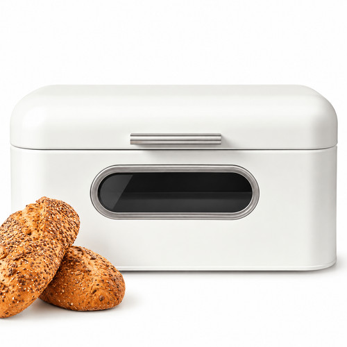 Brotkasten aus metall mit - metall,