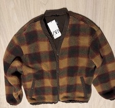 Zara Karierte Jacke aus