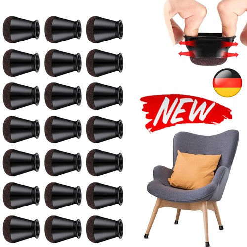 24x fußkappen mit filz - 24x,