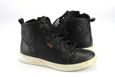 Ecco Gr.38 Damen Comfort  Stiefel Stiefeletten Boots Leder Schwarz  K 245