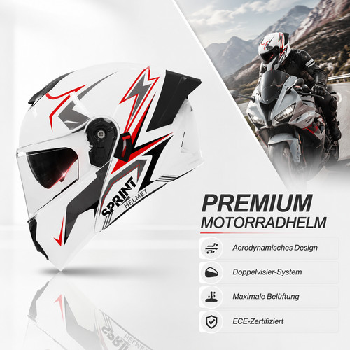 Racing motorradhelm crosshelm - racing,