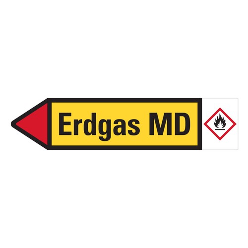 Rohrleitungskennz erdgas md - rohrleitungskennz.,