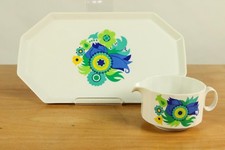 Sauciere & Platte Kuchen bzw Fleisch Rosenthal Polygon Hotel Porzellan Service