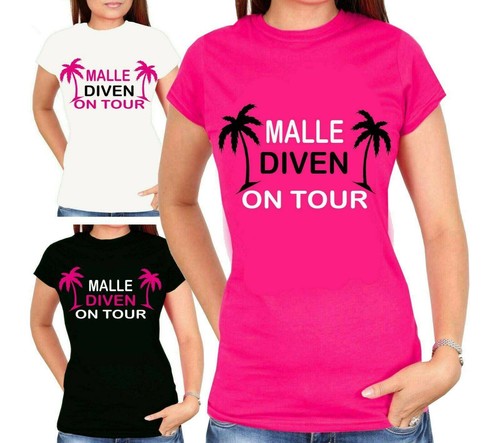 Malle diven sprücheshirt - malle,