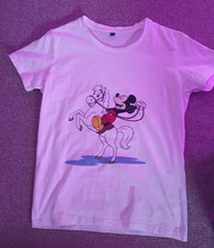 T-Shirt Micky Maus Damen weiß Größe S
