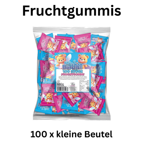 100 mini beutel gummibärchen - beutel,