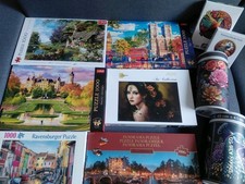 Puzzlepaket 8 X 1000 Teile Plus 2 Woodenputzle, Ravensburger Trefl usw