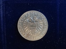 5 Schilling Silber  835/1000  1935 Wien Österreich Erste Republik
