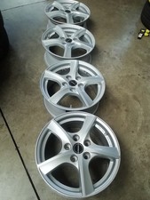 4x Borbet Alufelgen, 6,5x16, 5x114, ET50 + RDKS,  Kia, Hyundai, Toyota