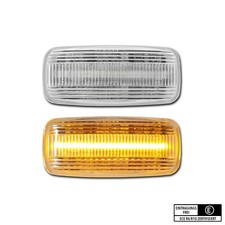 WEISSE LED Seitenblinker Jeep
