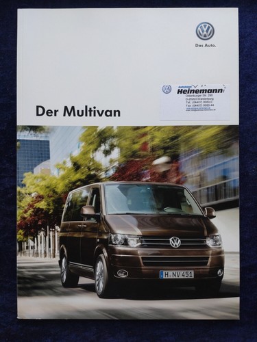 Bus multivan prospekt - t5,