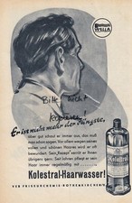 ROTHENKIRCHEN, Werbung 1954, VEB Friseur-Chemie Kolestral-Haarwasser